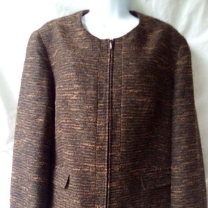 Coldwater Creek Women's Jacket Brown Size 18W!